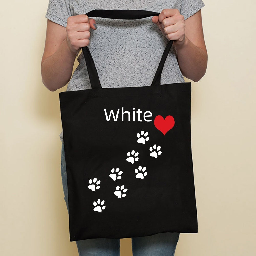 Sausage Cute Pet Dog Printed Canvas Bag