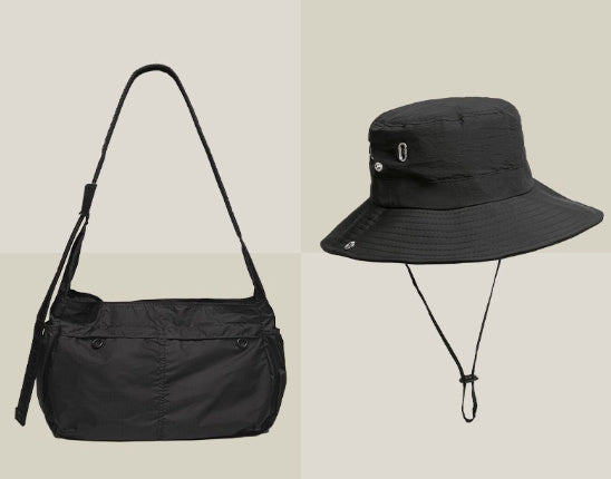 Large Capacity Casual Shoulder Nylon Waterproof Sports Style Messenger Bag