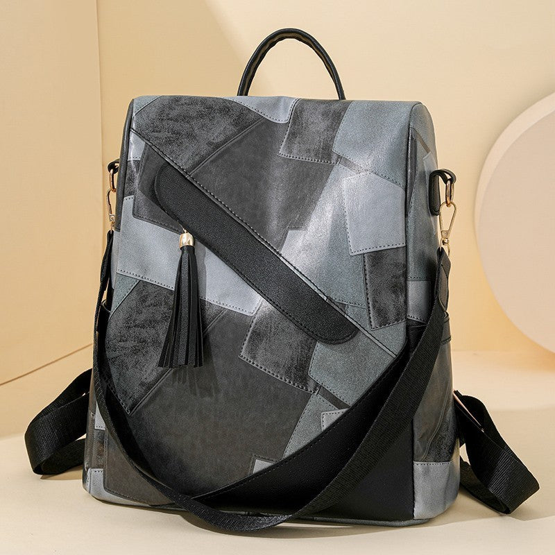 Large Capacity Popular Women's Bags Retro Patchwork Casual Bag