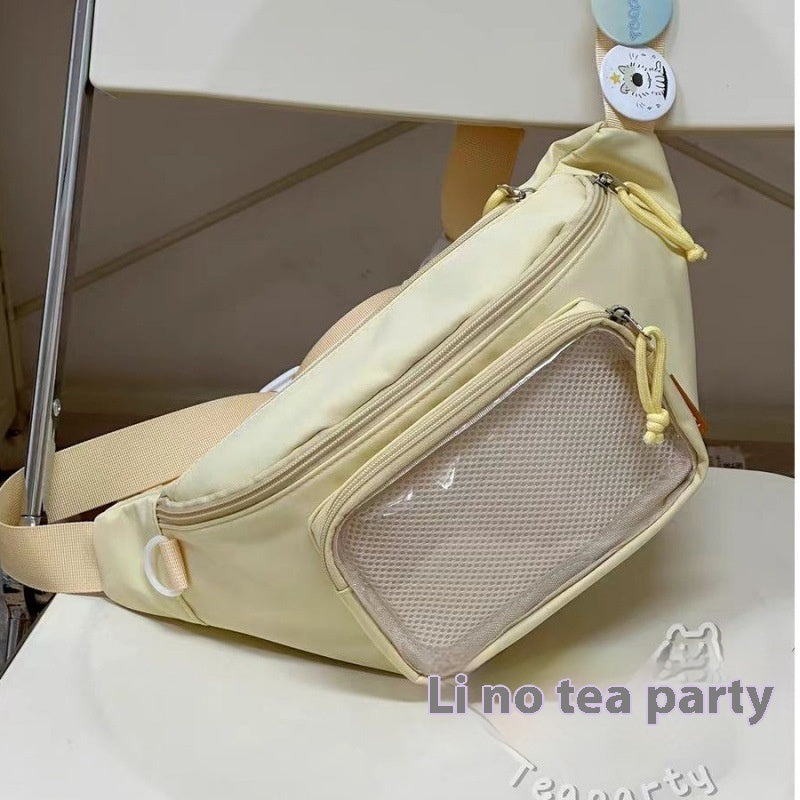 Girl's Beautiful Student Waist Casual All-match Messenger Bag