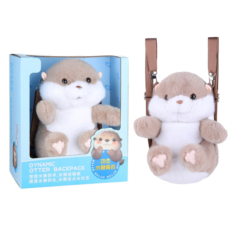 Backpack Smart Plush Toy Singing Battery Screwdriver