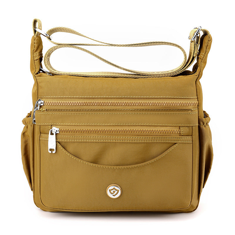 Trendy Women's Shoulder Lightweight Waterproof Nylon Cloth Bag