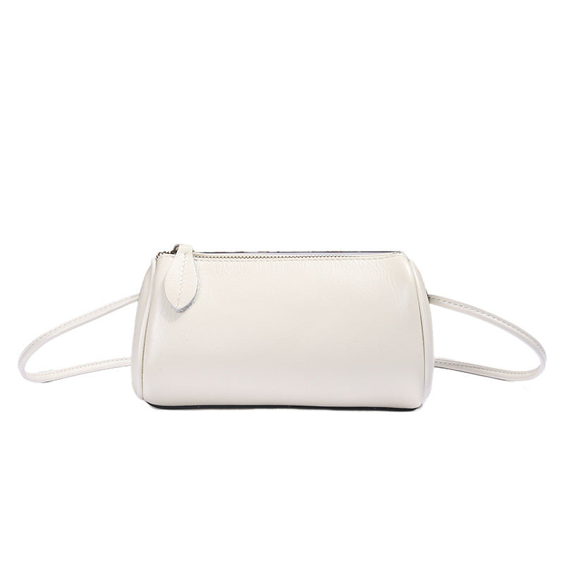 Fashionable And Exquisite First Layer Small Cowhide Crossbody Bag Women