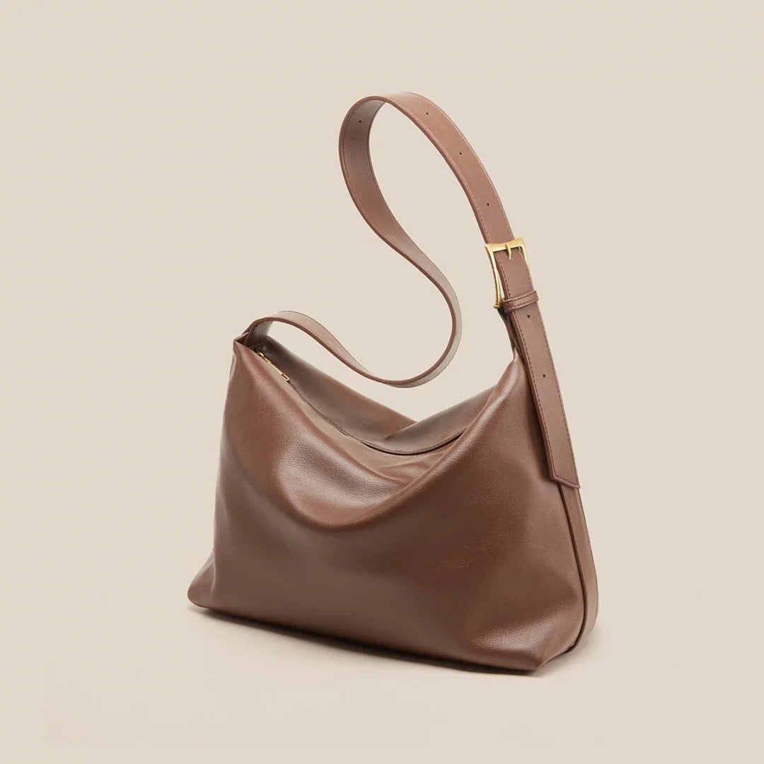 Soft Collapse Simple Style One Shoulder Large Capacity Totes