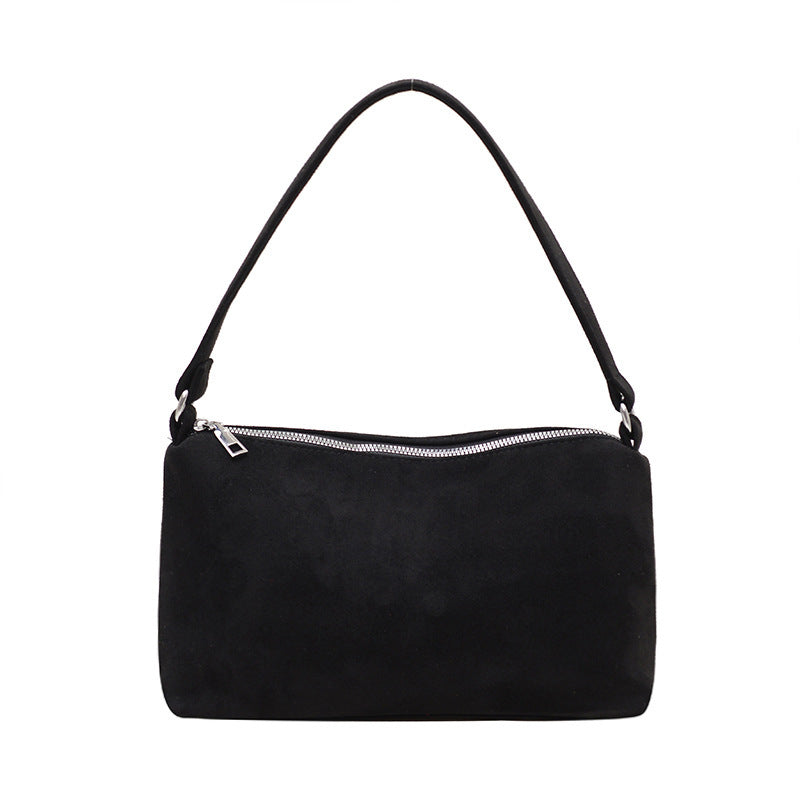 New High-grade Retro Small Square Suede Bag For Women