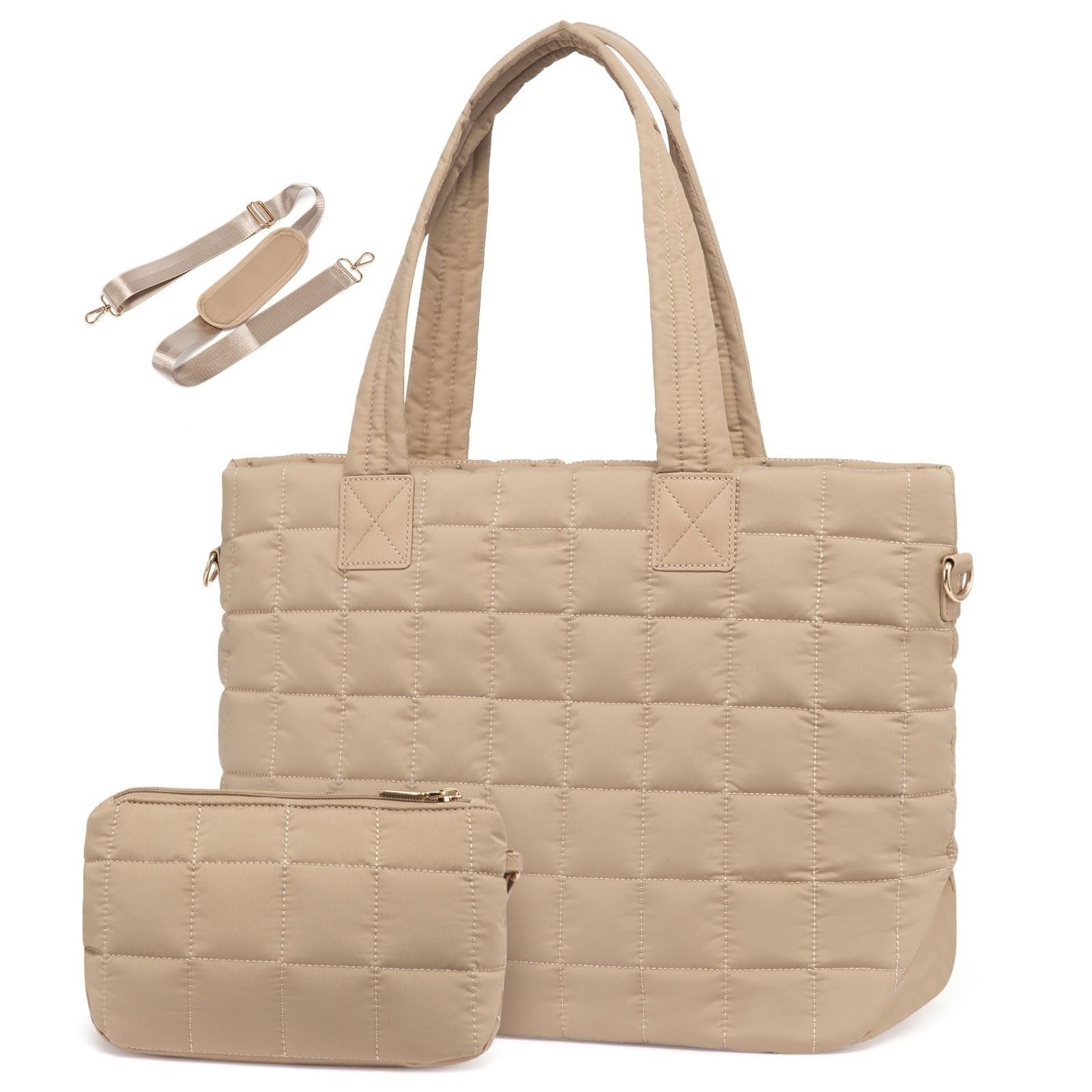 Large Capacity Tote Trendy Rhombus Shoulder Bag