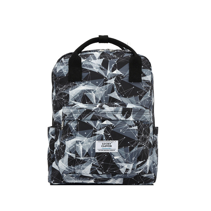 Versatile And Portable Waterproof Printed Backpack That Can Be Used To Carry Luggage