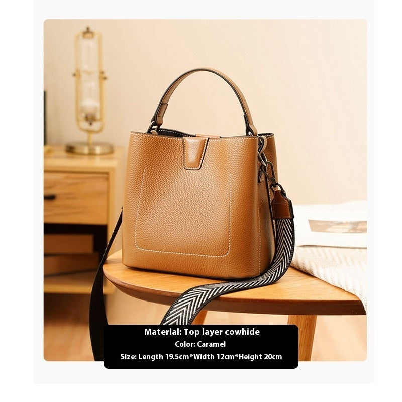 Fashionable Stylish Bucket Bag Shoulder Crossbody Bag Women's Bag Broadband