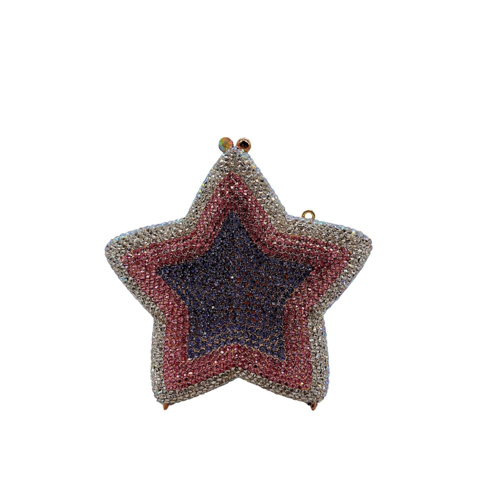 Little Star Studded Diamond Dinner Full Diamond Handbag