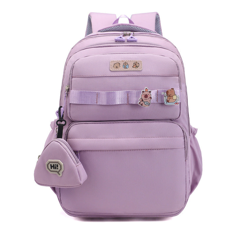 Large Capacity Leisure Simple Schoolbag Female Primary School Junior High School