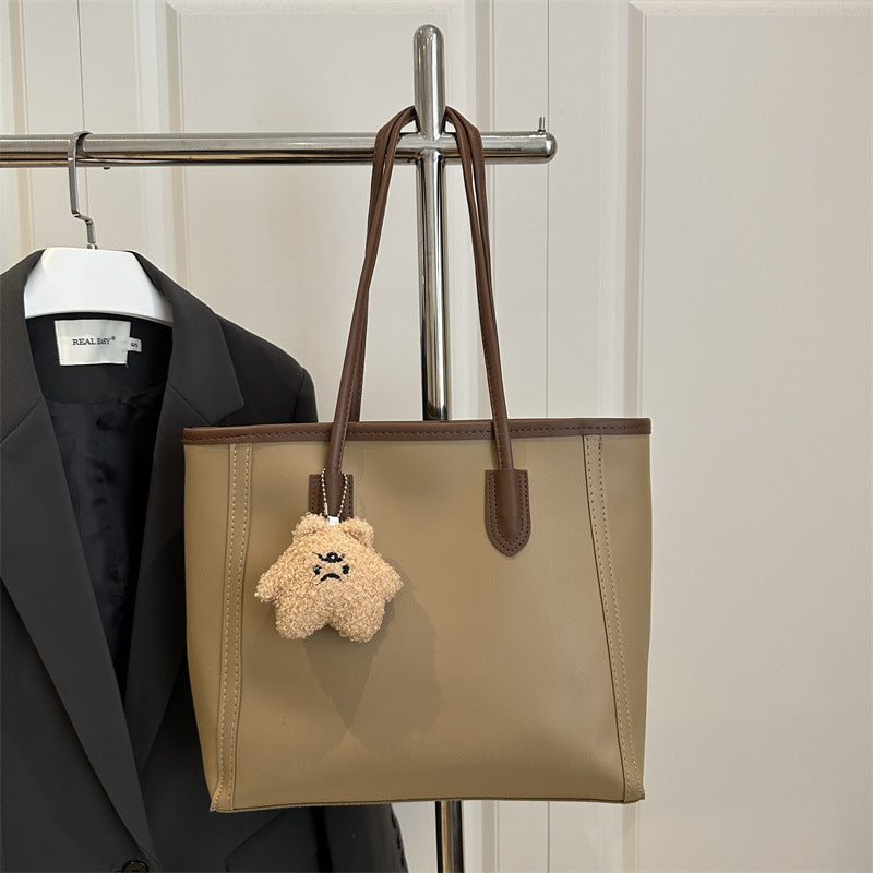 Elegant Commuter Textured Handbag Women's Polyester