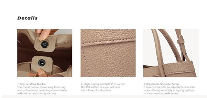 Versatile Vintage Lychee Pattern Commuter Bag Shoulder Messenger Bag