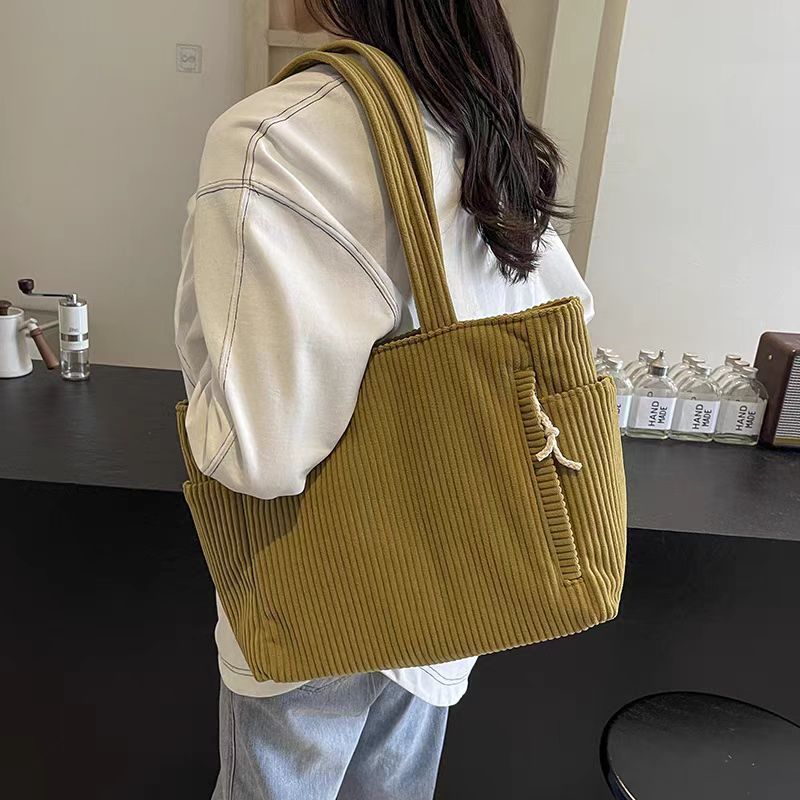 Autumn And Winter Leisure One Shoulder Shopping Bag Advanced Sensor Service Tote