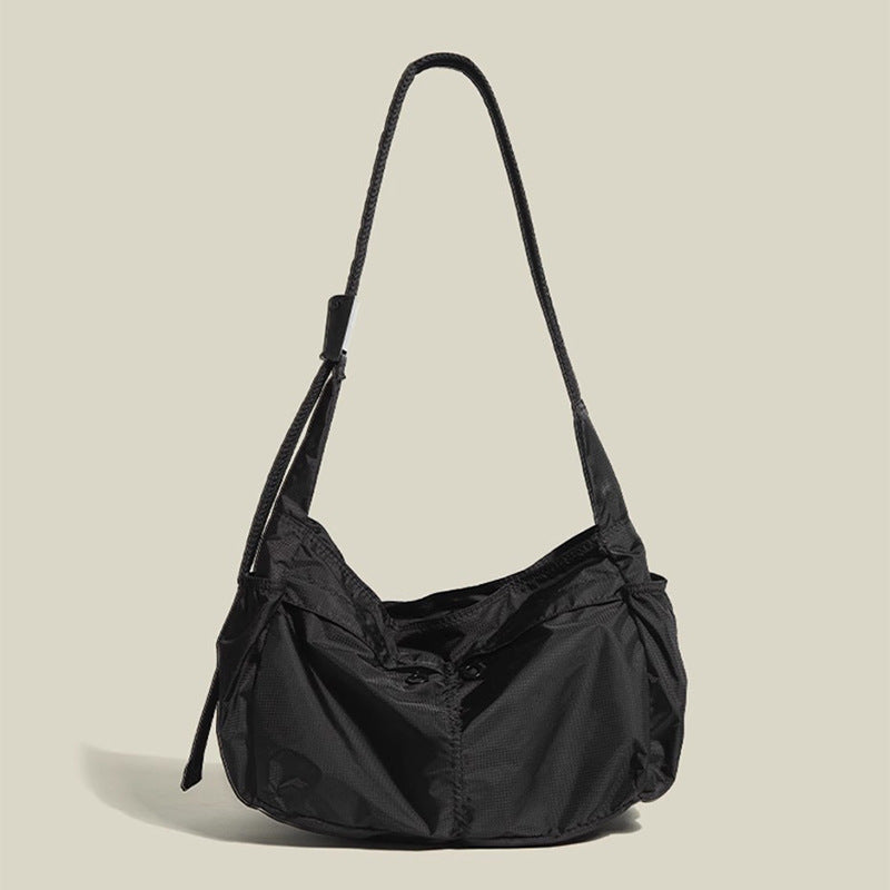 Large Capacity Casual Shoulder Nylon Waterproof Sports Style Messenger Bag