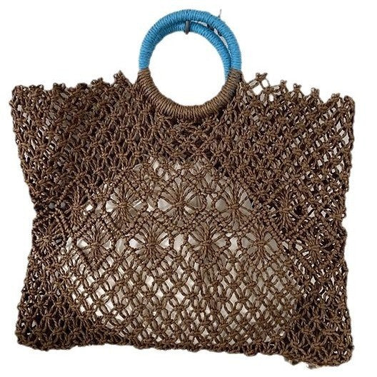 Minority All-match Hollow Handmade Straw Bag